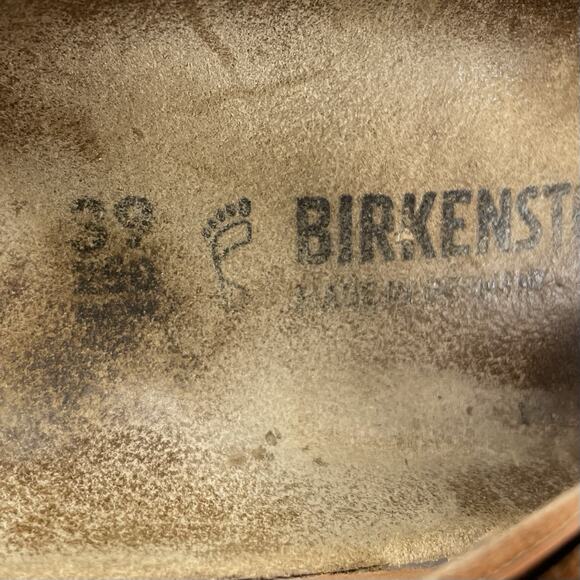 Birkenstock Gizeh Sandals Womens Size 39 US 8-8.5 Ginger Brown Flip Flops - Picture 8 of 9